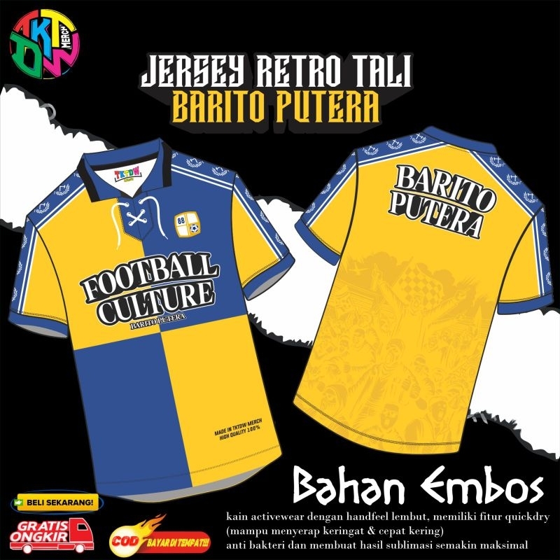 JERSEY SUPORTER ( BARITO PUTERA ) RETRO TALI