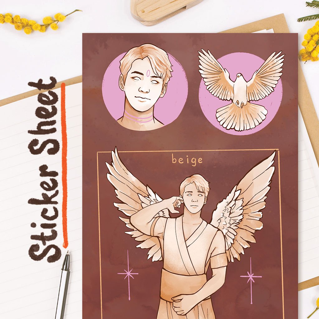 

Sticker Sheet - Pantone Series Beige untuk Journal/Scrapbook/Diary gaya dekoratif washi tape