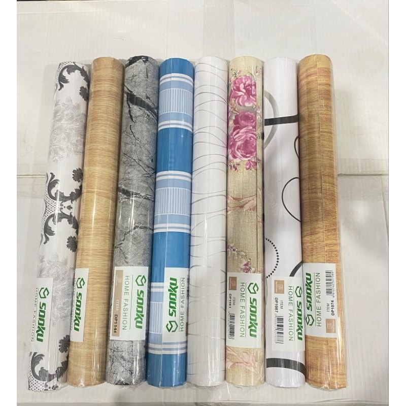 Qori Store - Wallpaper Dinding Uk 9mx45cm / Dwallstiker Ukuran 9mx45cm / Wallsticker Ruang Tamu / Wa