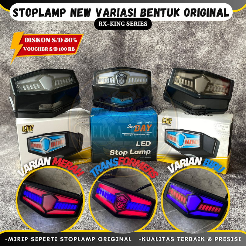 Stoplamp Lampu Belakang Variasi Rx King RXK 2007-2008 Bentuk Original