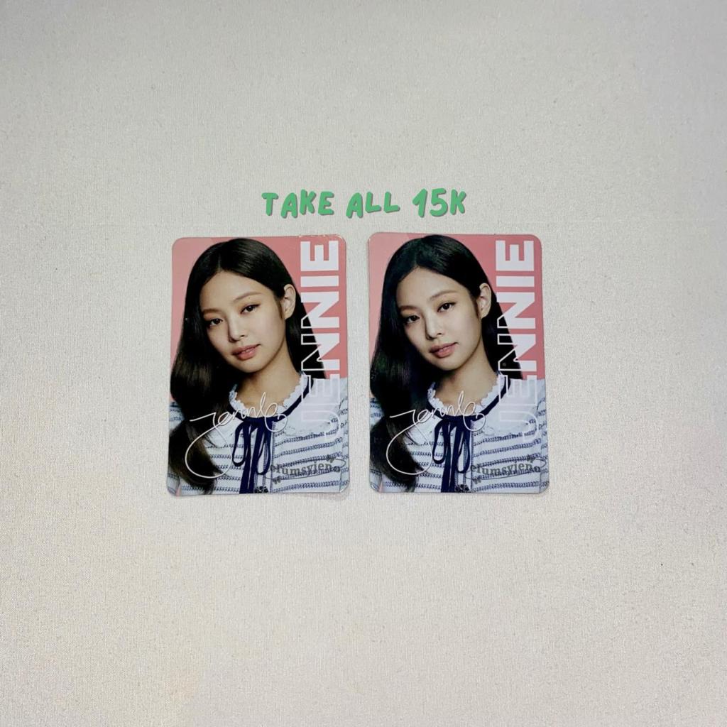 Blackpink Jennie Photocard PC Poca Blackpink x Oreo