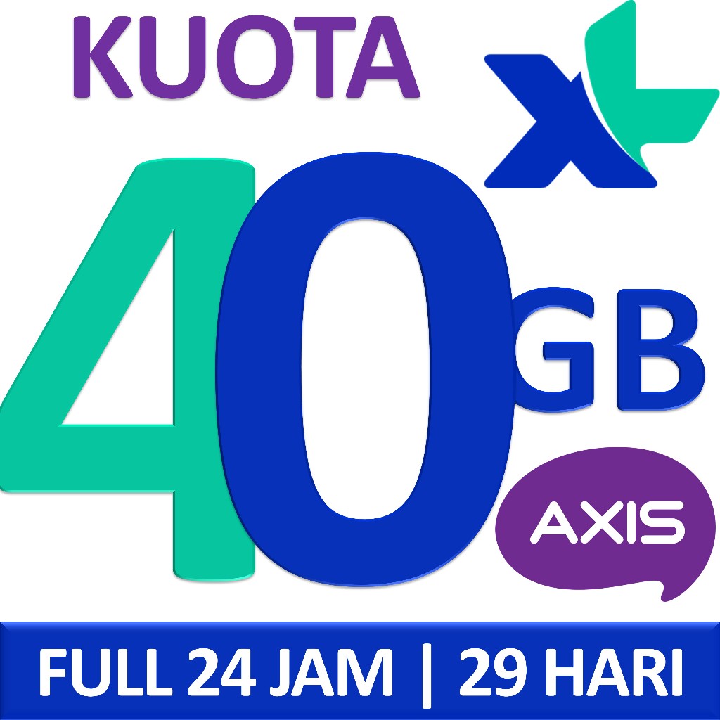 PROMO kuota internet xl axis 40 gb 40gb