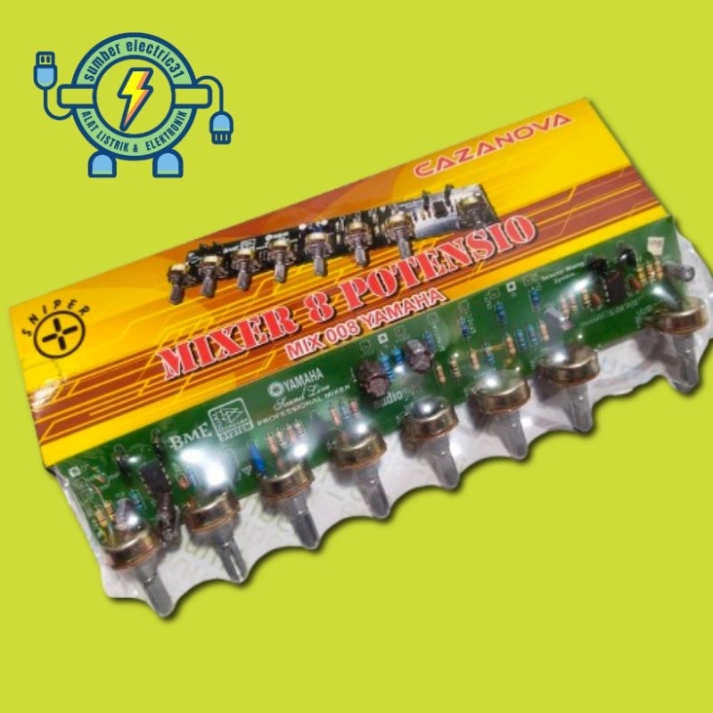 KIT MIXER 8 POTENSIO MIX 008 CAZANOVA YAMAHA BY BME