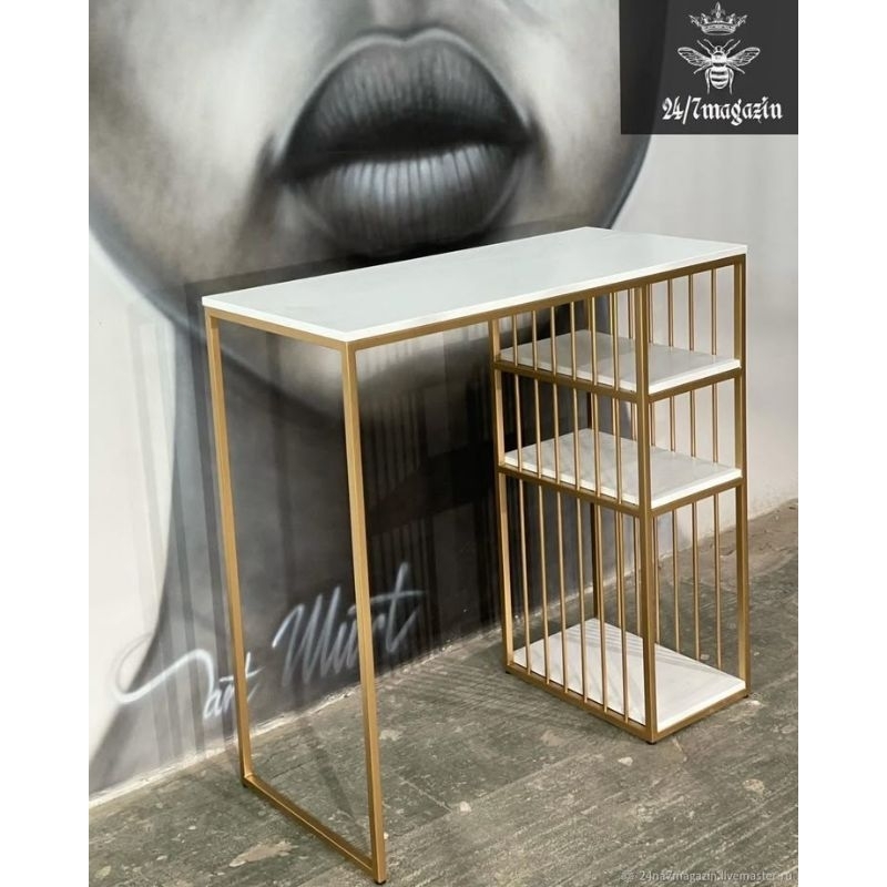 meja nail art minimalis