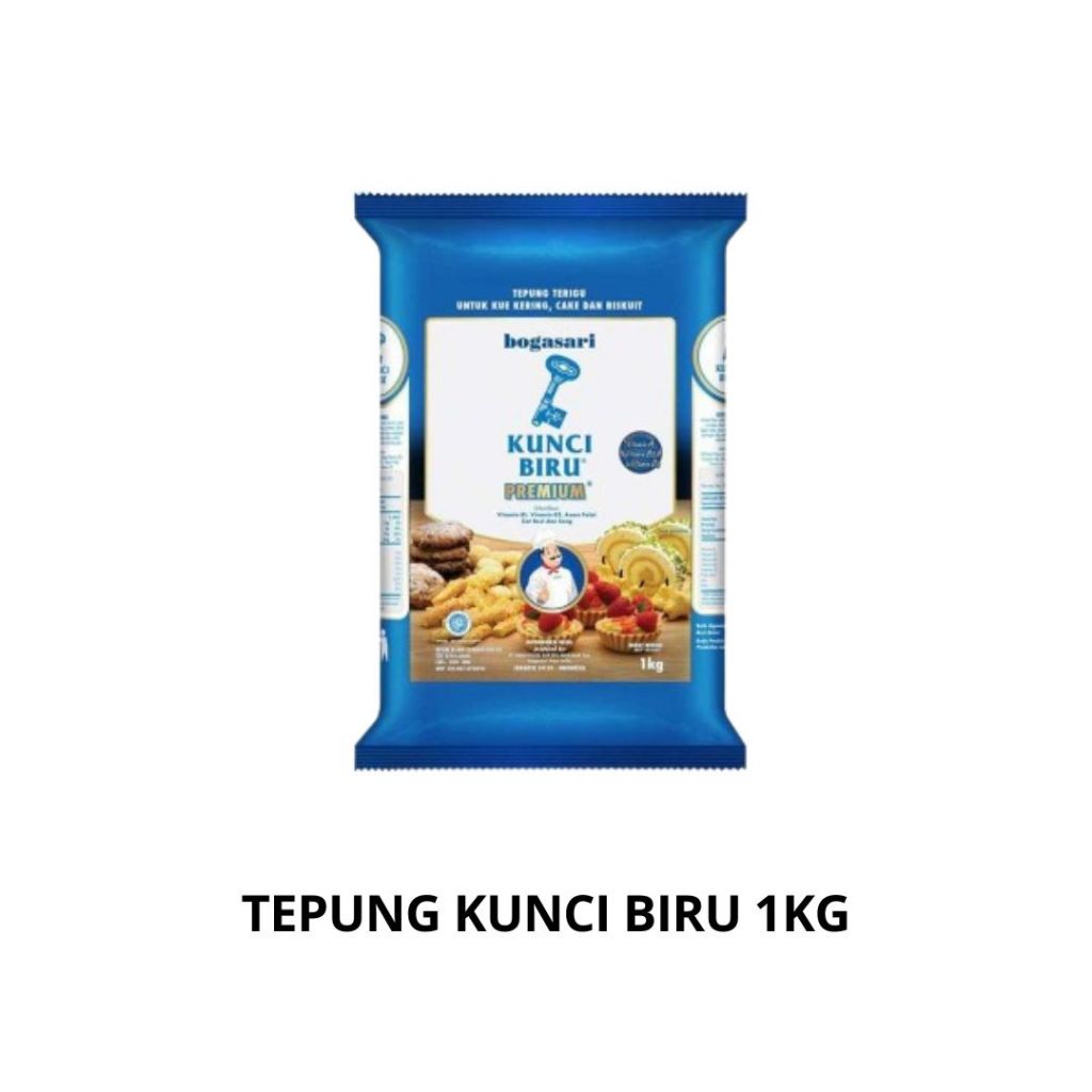 

Tepung Kunci Biru Bogasari (1kg)