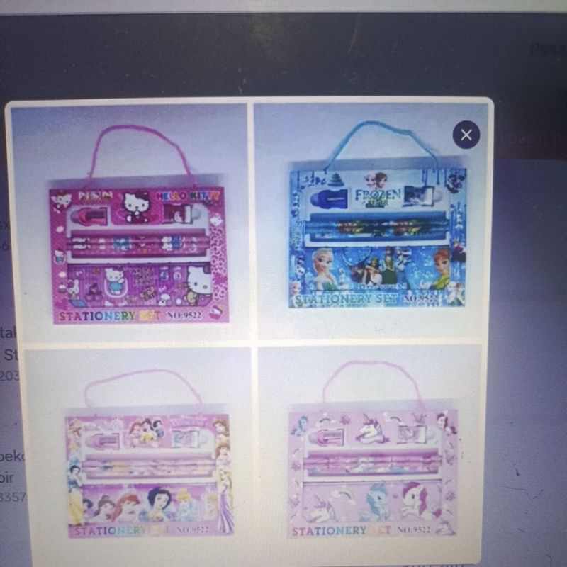 

BISA COD kotak pensil anakbset 7 in 1 stationery