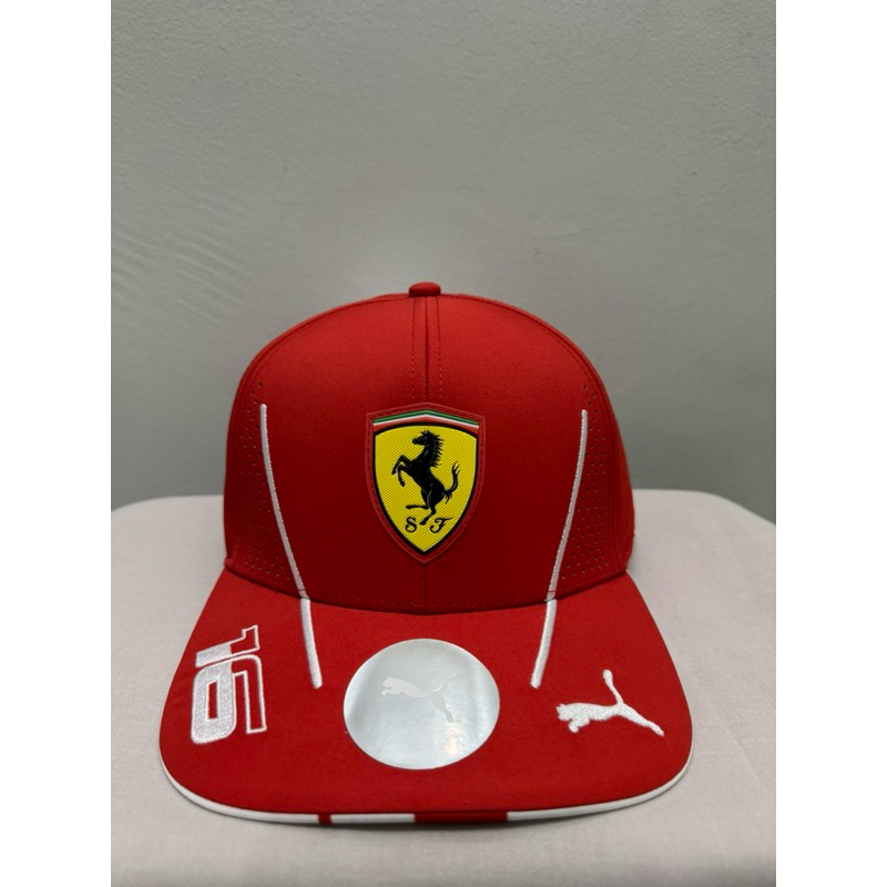 Topi Driver Cap F1 Scuderia Ferrari Charles Leclerc 2024 Original BNWT