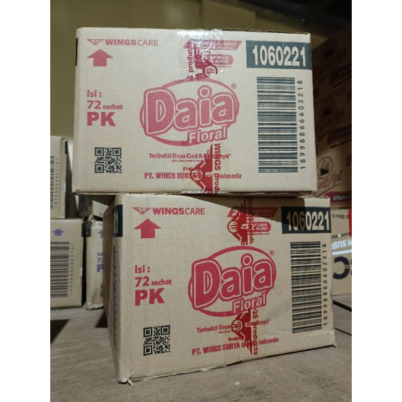 detergen bubuk Daia/ sabun cuci baju Daia rentengan