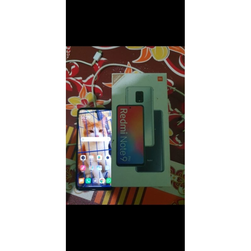 Redmi note 9 pro 8/128 second minus TC retak