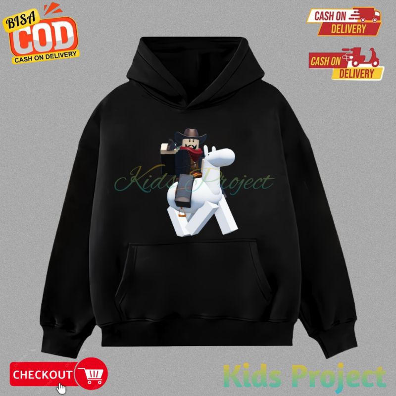 Hoodie Sweater Anak Karakter Outlaws ROBLOX Dead Rails