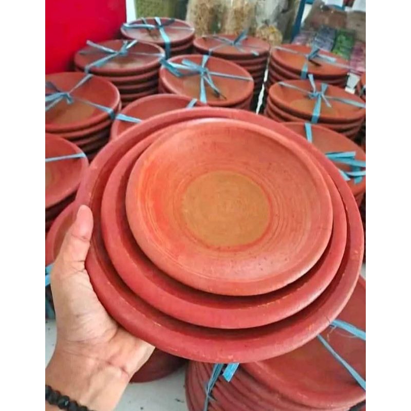 Paket Cobek Tanah Liat Dapat 3 Pcs Ukuran.Kecil,Tanggung,Besar 17,20,25