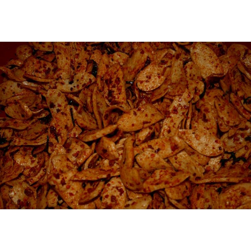 

Otak-otak Krispy pedas daun jeruk. 250 gram