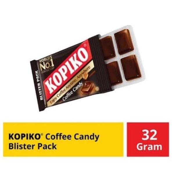 

Kopiko Coffee Candy Blister - Permen Kopiko Coffee Candy Blister