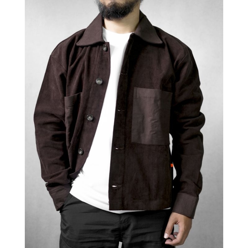 ALTIMED BLACK CORDUROY JACKET