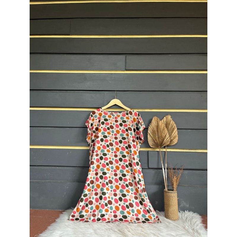 Daster Long selutut Grosir Murah Konveksi Tasikmalaya Daster 30 ribu Selutut Non Busui dress wanita