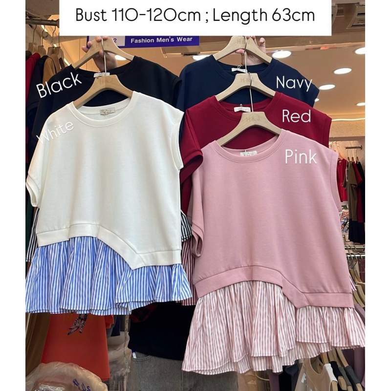 HnJ Bangkok/H&J Bangkok/Blouse Bangkok/Blouse HnJ Bkk/Blouse H&J Bkk/baju wanita unik kekinian korea