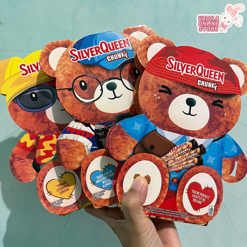 

Cokelat silverqueen chunky panda 3x26 gr