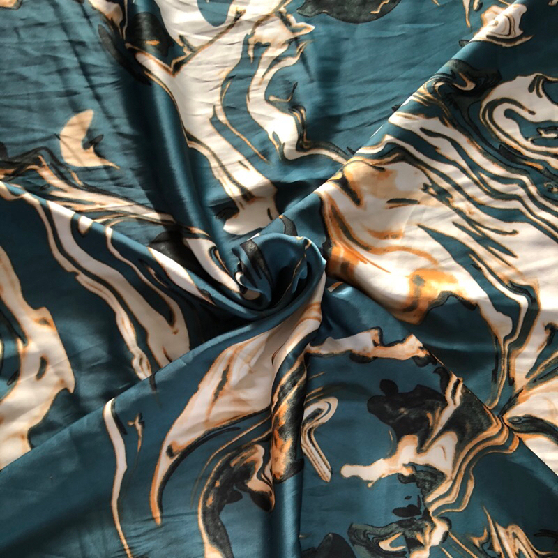 kain satin silk motif - kain satin silk motif abstrak - kain satin silk motif luxury - kain satin si