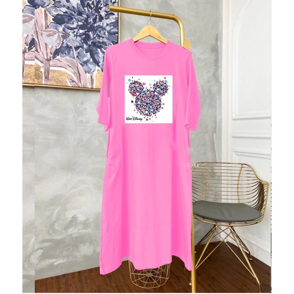 DRESS JUMBO WANITA MICKEY LOVE | JUMBO | JUMBO DRESS WANITA | DRESS MICKEY LOVE