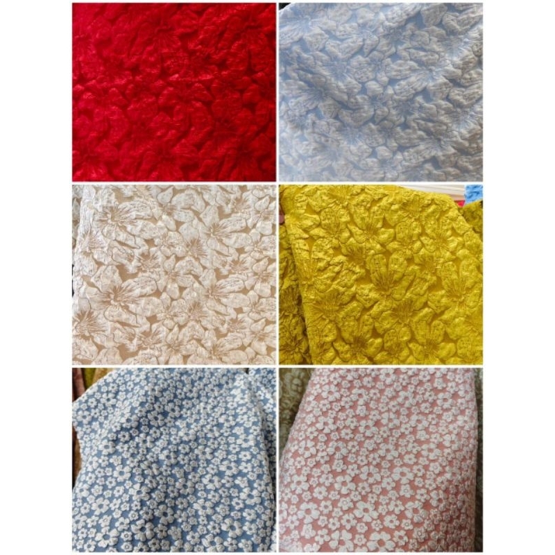 KAIN JAGUARD EMBOSS PREMIUM (harga per 1/2 meter)