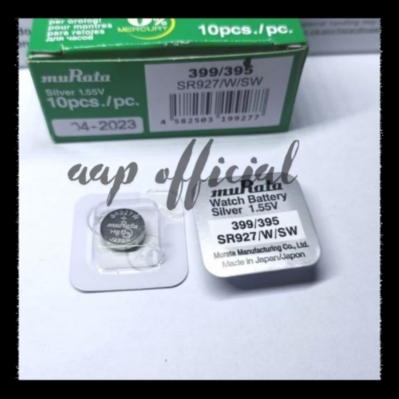 Baterai jam tangan SONY Original Batre Battery 399/395 SR 927 W/SW