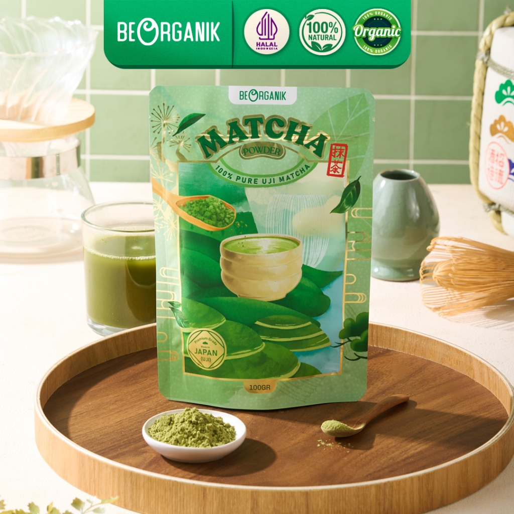 

Beorganik Pure Matcha Powder / 100% Bubuk Matcha Murni 100gr