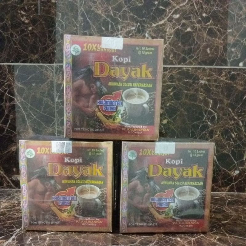 

Dayak kopi original 100% asli