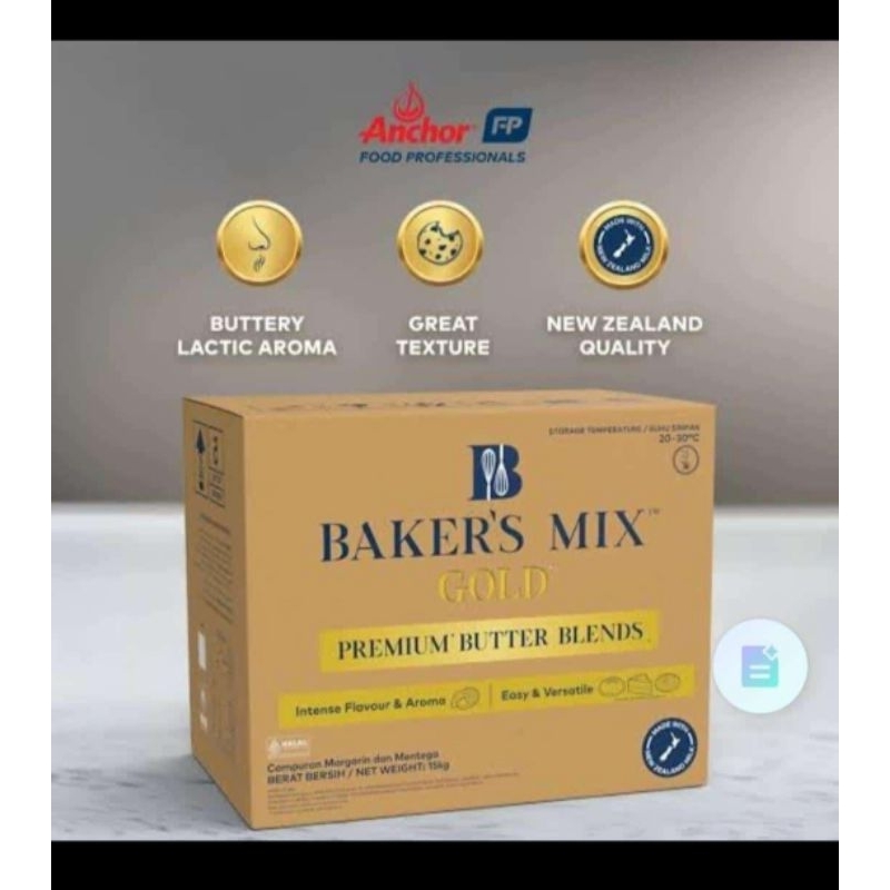 

ANCHOR BAKERS MIX GOLD PREMIUM 15KG EXP DES 25 (REPACK 250gr,500gr 1KG)