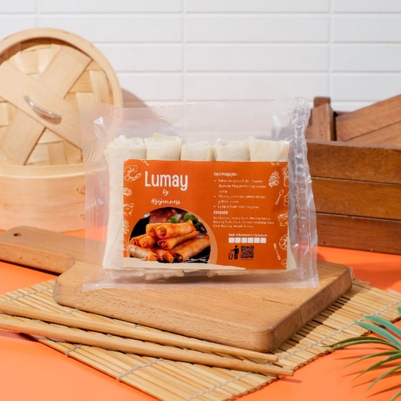 

Instan GO-JEK/GRAB | Lumay Lumpia Ayam Frozen Homemade Jajan Ness | Isi Daging Ayam 5 Pcs/Pck