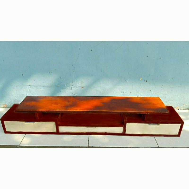 Meja tv gantung minimalis kabinet tv