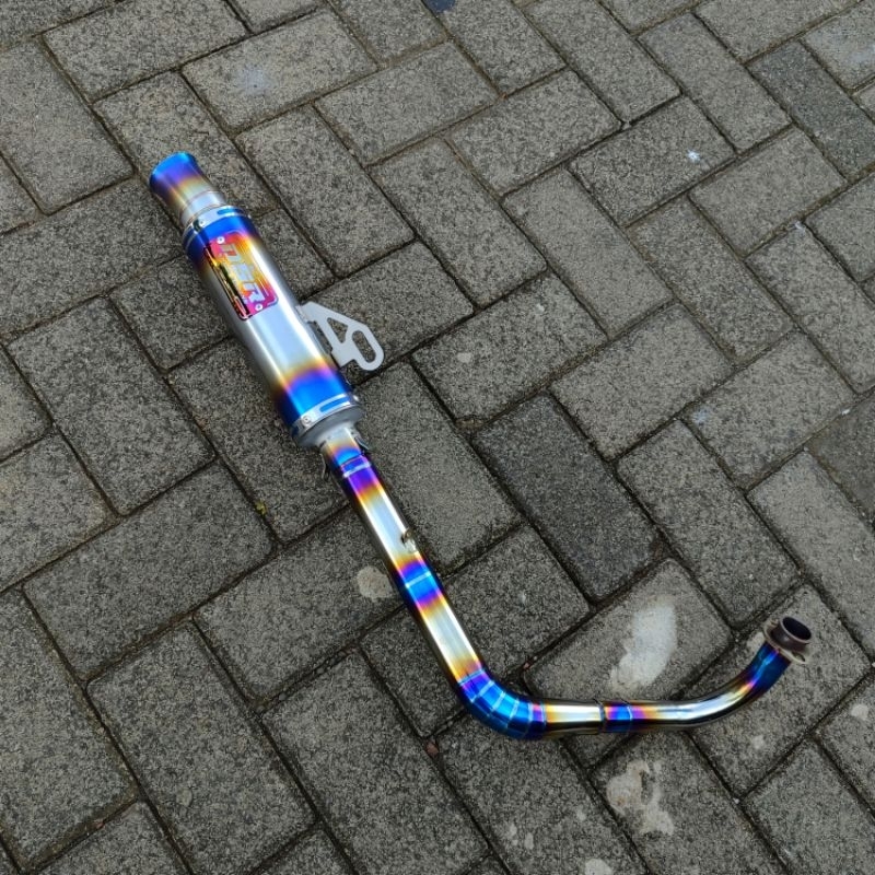 Knalpot Salemba Moncong Jebrag Halfblue AEROX NMAX BEAT VARIO MIO Original DSR