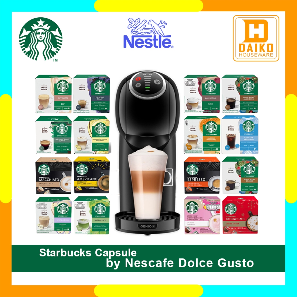 

Capsule Starbucks Nescafe Dolce Gusto All Varian Rasa Kemasan Box Original - Kopi Kapsul Starbuck