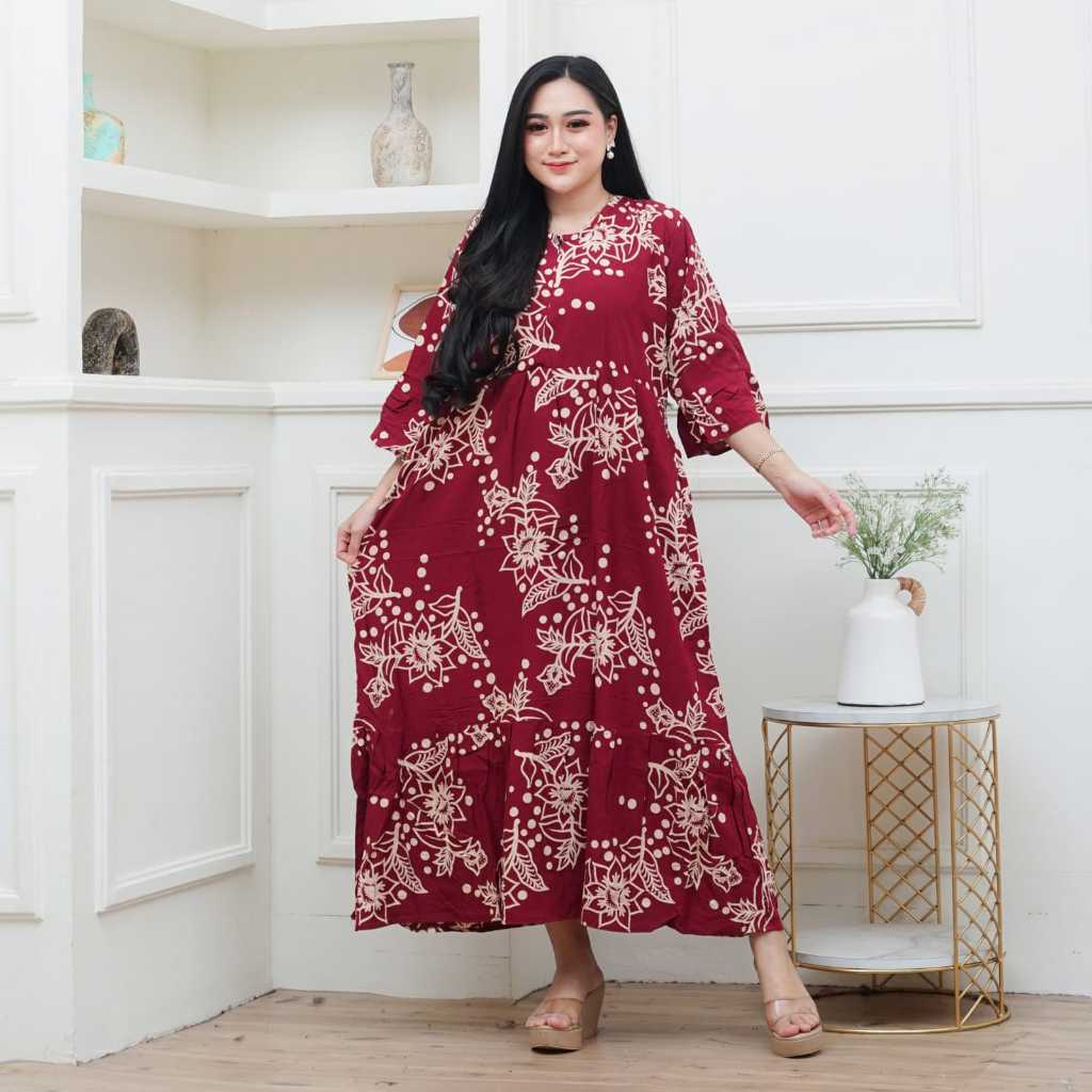 Daster Kekinian Terbaru lengan Bawah Rempel