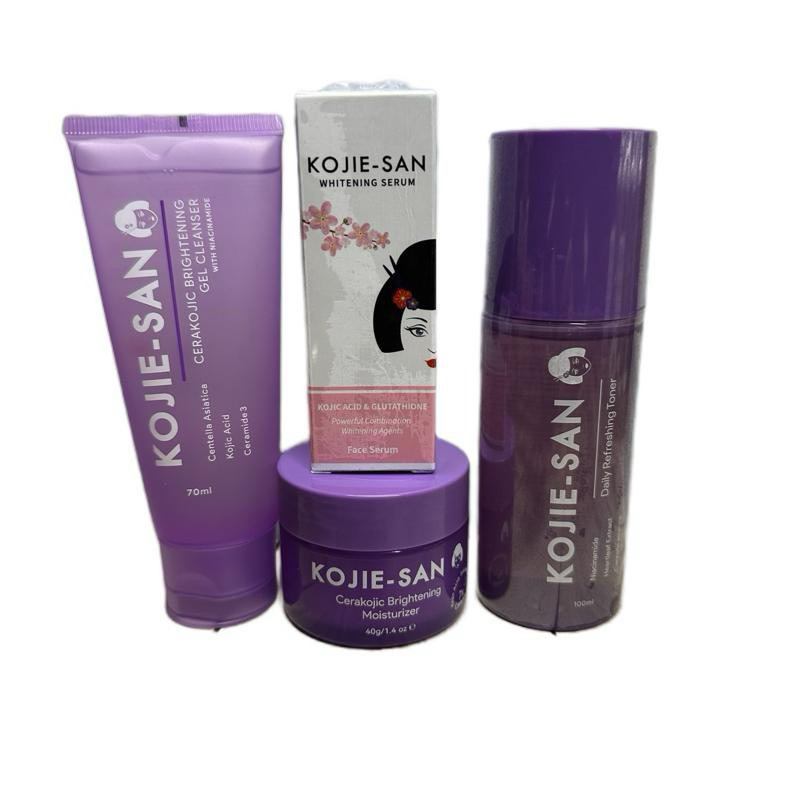 PAKET 4in1 KOJIE SAN ORIGINAL BPOM ( Cream+Toner+Cleanser+Serum )