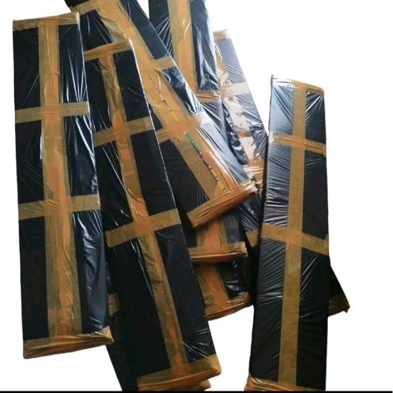 

kardus packing uk 70cm asli lengkap dengan sarung kulitnya