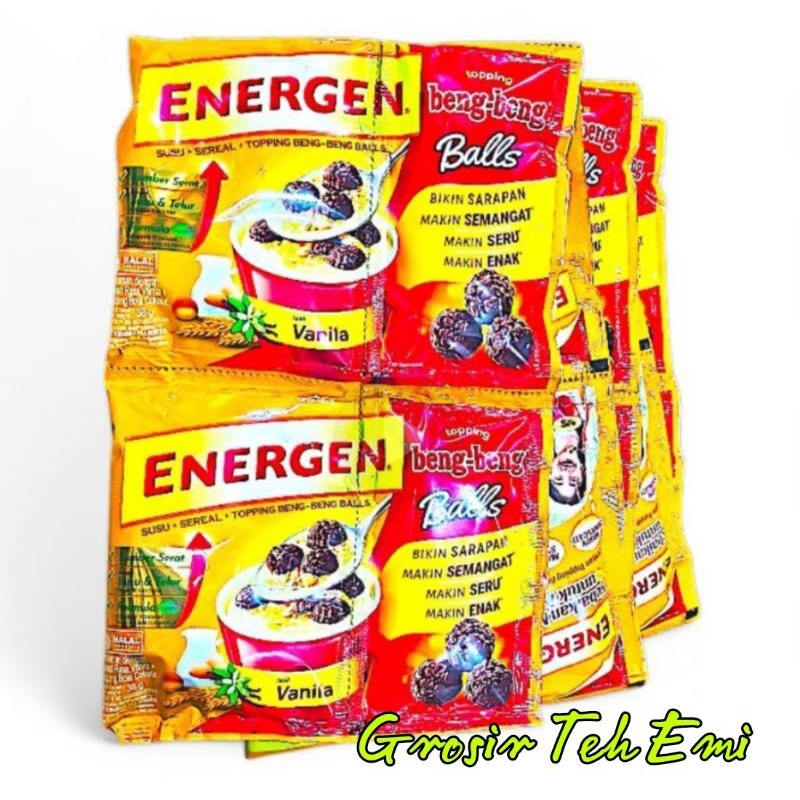 

ENERGEN VANILLA TOPING BENGBENG BALL