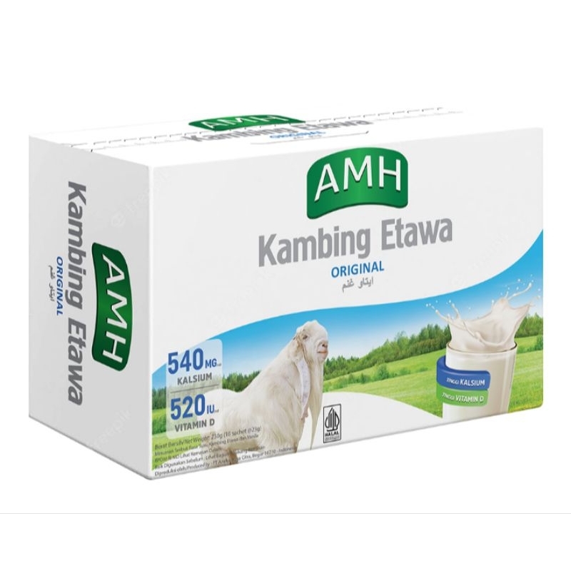 

AMH Susu Bubuk Kambing Etawa Rasa Original isi 10 sachet @23gram