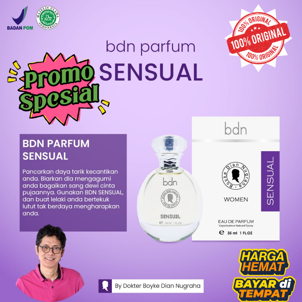BDN Parfum Dr Boyke - Sensual - Original