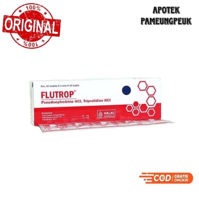 FLUTROP TABLET/ OBAT pilek
