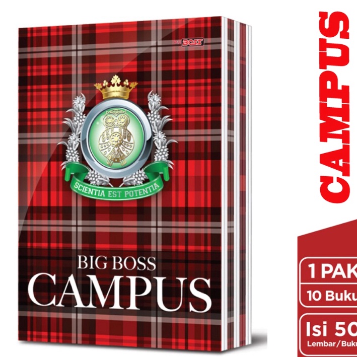 

BUKU TULIS CAMPUS 5 LEMBAR BOXY 1pc BUKU TULIS BIG BOSS