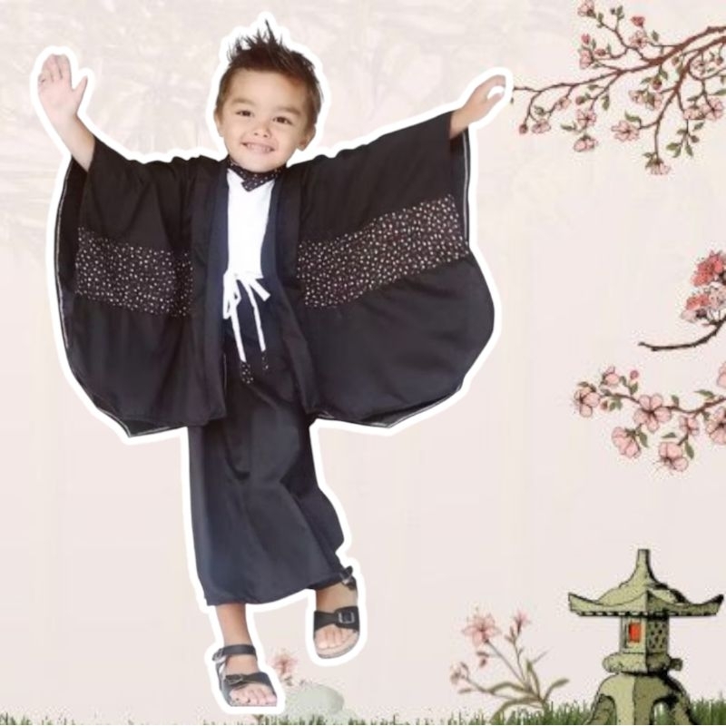 Kimono Matsumoto / Baju Jepang / Baju Adat Jepang / Baju Anak laki laki / Baju Kimono Anak / Baju Kh