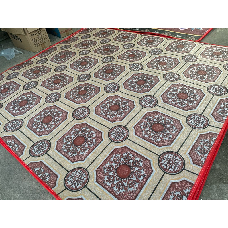 karpet gambar bolak balik/Tikar spons 2 motif 180 x 200