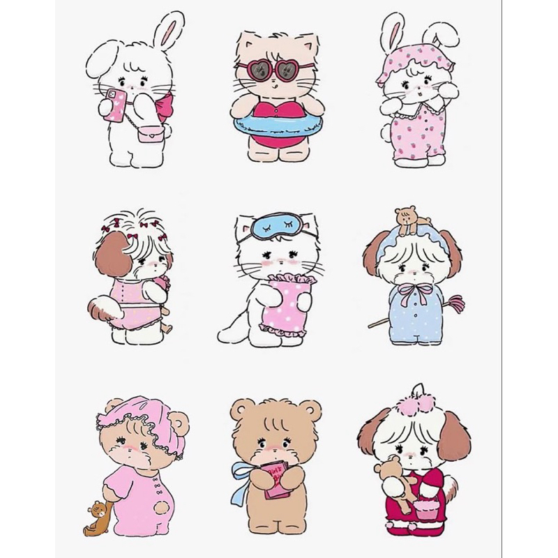 

50 PCS Stiker Mikko free 7 random stiker laptop anti luntur