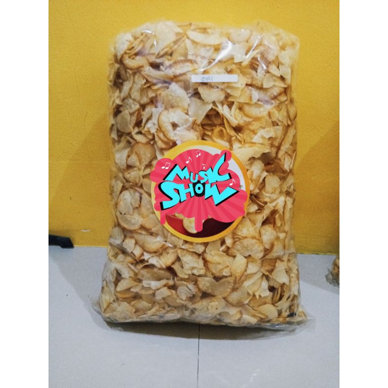

Keripik patahan Kusuka Original ( tawar renyah) 1 kg