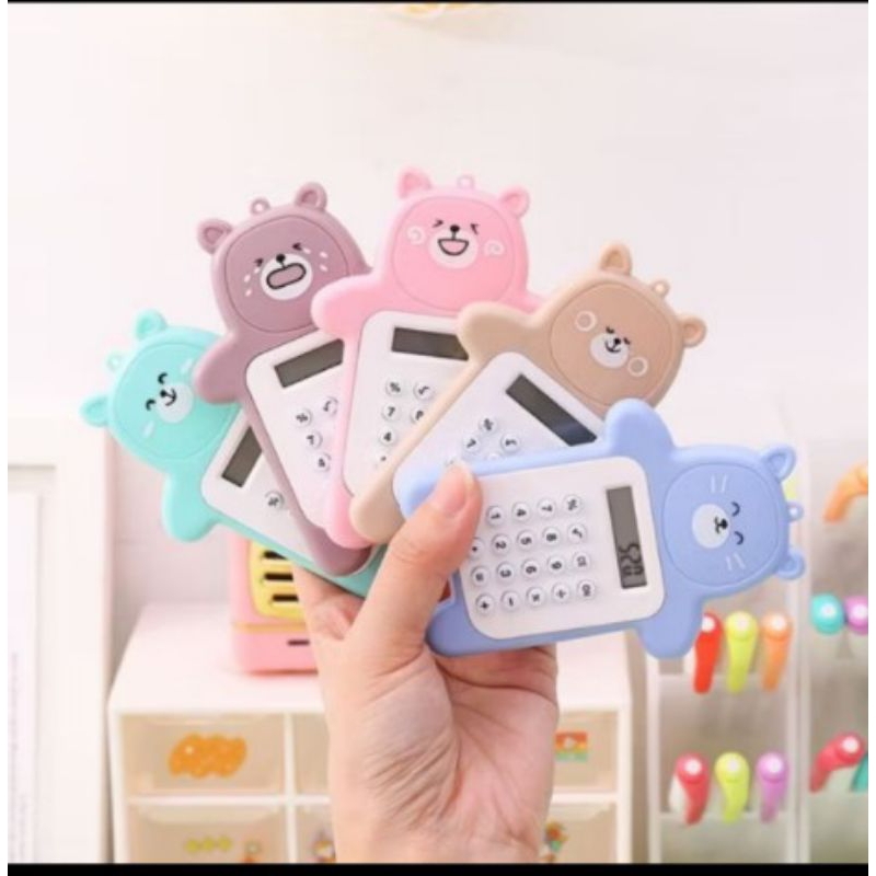 

Kalkulator Mini Portable Motif Beruang 8 Digit