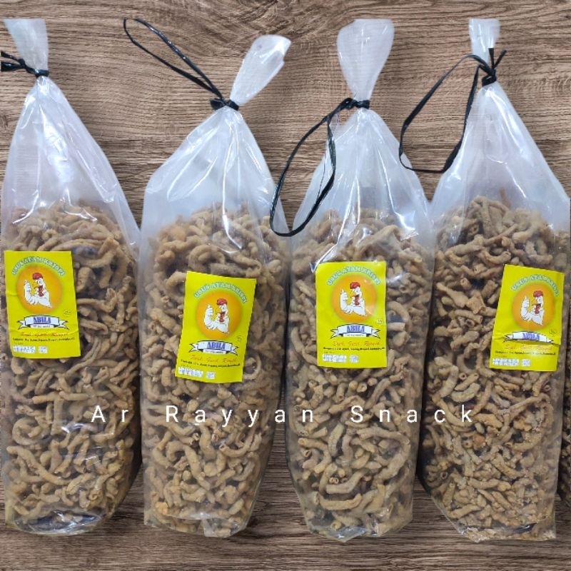 

Keripik Usus 1Kg Renyah Asin Dan Gurih Free Kardus+Buble Wrap