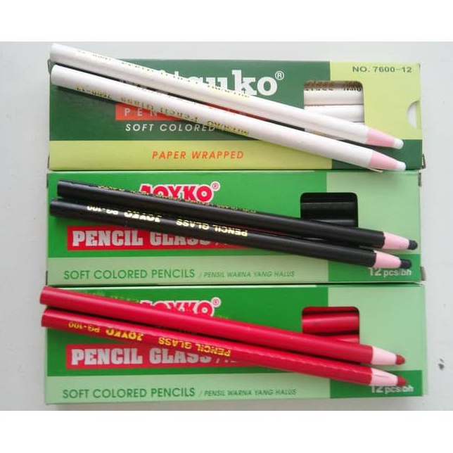 

Berkualitas PENSIL GLASS PG1 PENSIL KACA JOYKO PER PACK