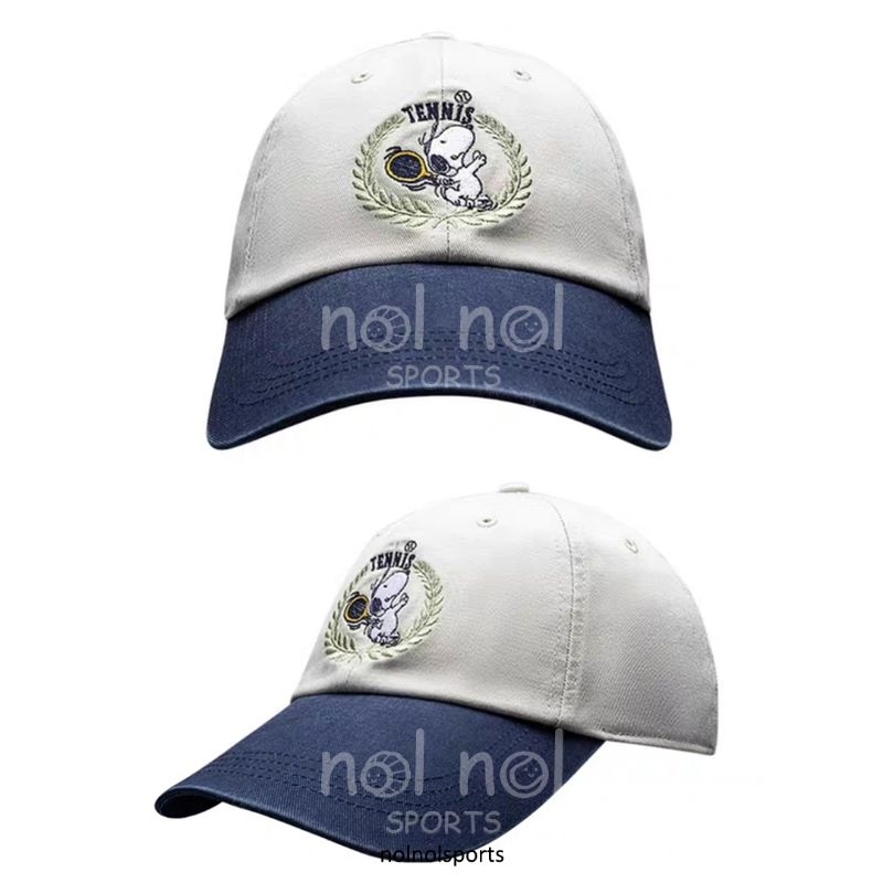 NNS ANTA snoopy tennis cap topi tenis original peanuts