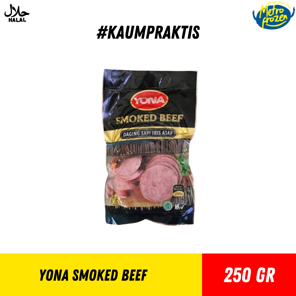 

Yona Smoked Beef 250gr //daging sapi iris asap //smoked beef yona