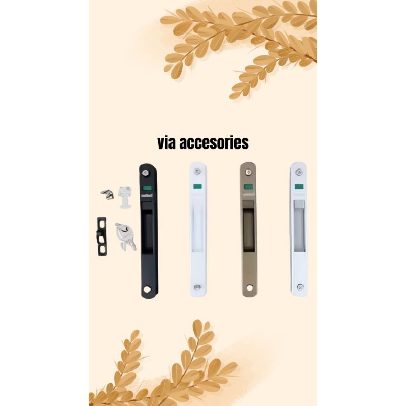 Kunci pintu sliding geser Dekson RA6